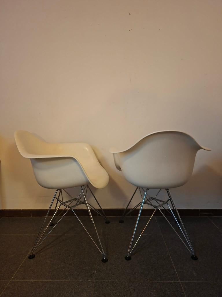 Set van 4 replica Eames stoelen, Design, Métal, Enlèvement, Utilisé