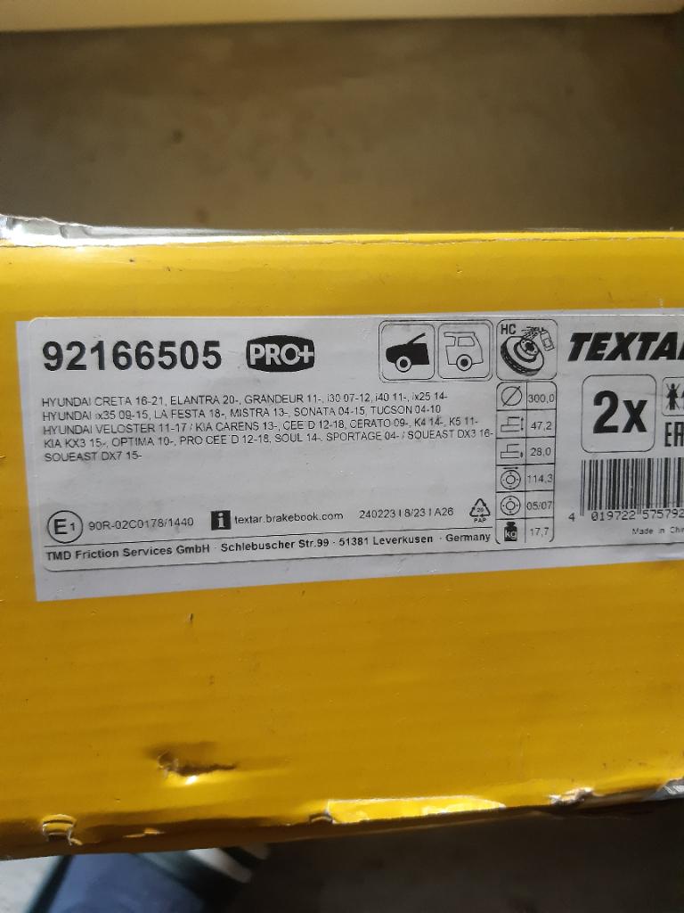 Disque de frein avant  kia hyundai, Autos : Pièces & Accessoires, Freins & Transmission, Enlèvement, Neuf, Hyundai