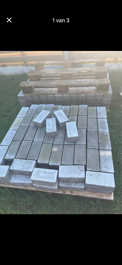 Waterdoorlatende betonklinkers, Tuin en Terras, Tegels en Klinkers, Ophalen, Klinkers, Nieuw, 5 tot 10 m²