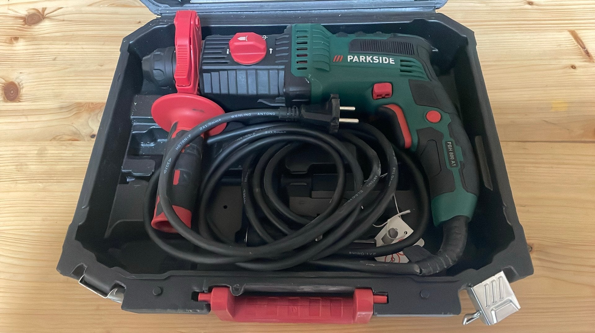 Marteau perforateur Parkside 800 watts 220 V, Neuf, 600 watts ou plus, Enlèvement ou Envoi, Marteau perforateur et/ou Marteau piqueur