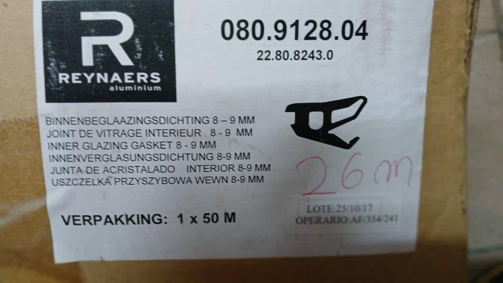 Reynaers insteekrubber 080.9128.04, Enlèvement ou Envoi, Neuf, Autres types, Double vitrage