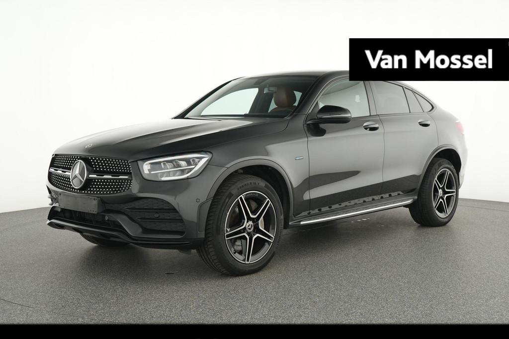 Mercedes-Benz GLC 300de Coupé AMG Line + LEDER + CARPLAY +, Autos, Cuir, Argent ou Gris, 143 kW, Euro 6