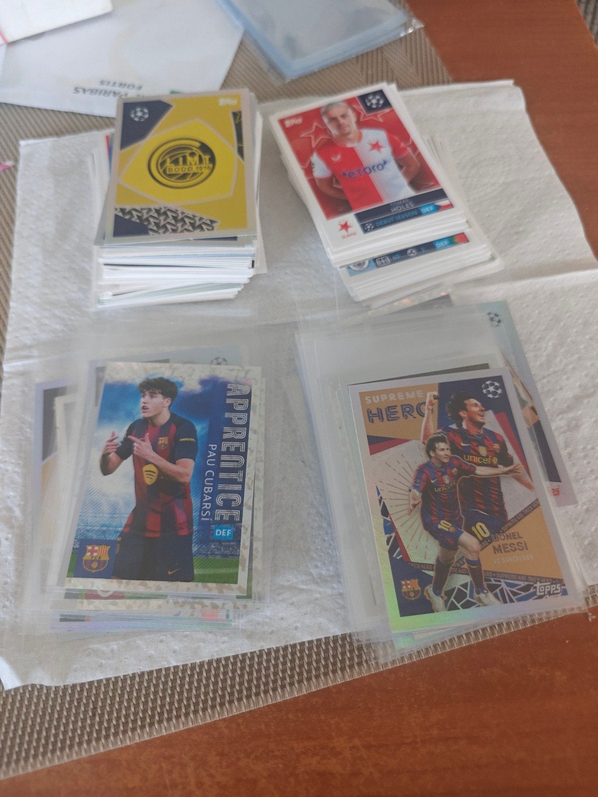 Topps UCL 2025/26 Mega Lot + Messi & Rookies!, Enlèvement, Neuf, Plusieurs autocollants