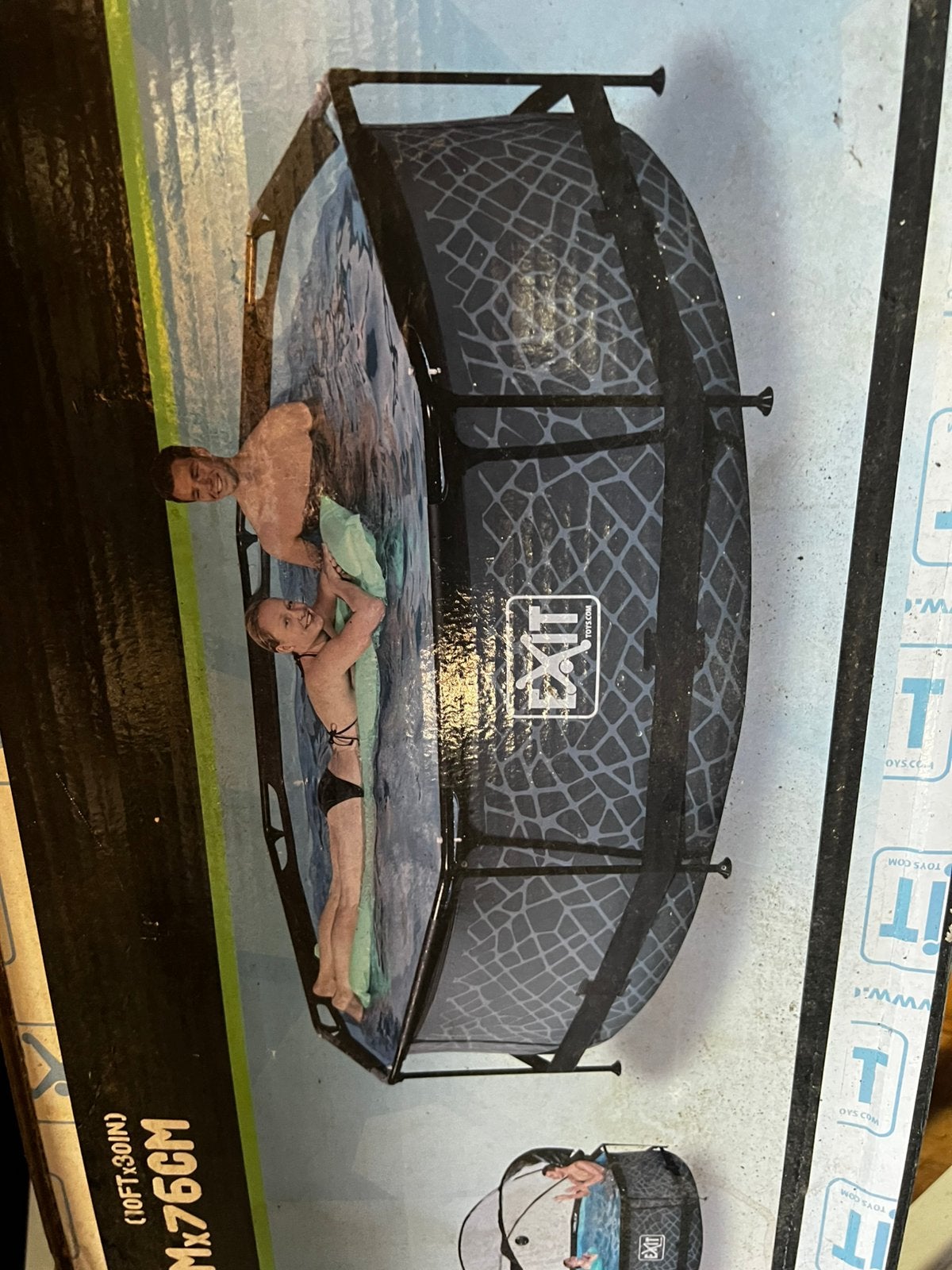 Sortie de piscine 3 m x 76 cm, 200 à 400 cm, Rond, Enlèvement, Utilisé