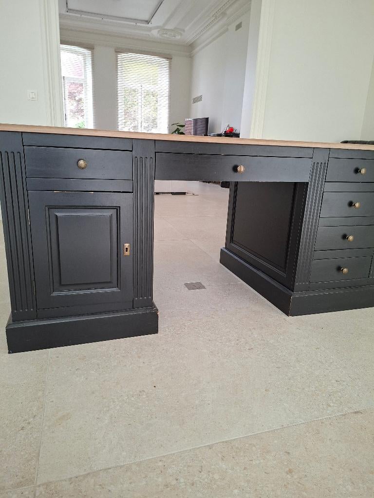 Eiken bureau Engelse stijl, Huis en Inrichting, Ophalen, Gebruikt