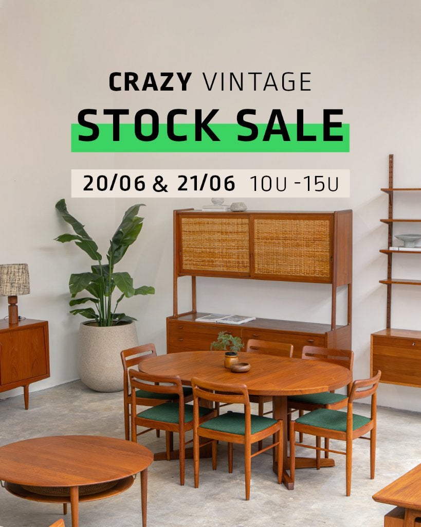 Vintage design meubels - Stockverkoop @ DASNICE, Ophalen, Scandinavian vintage design, Zo goed als nieuw, 200 cm of meer