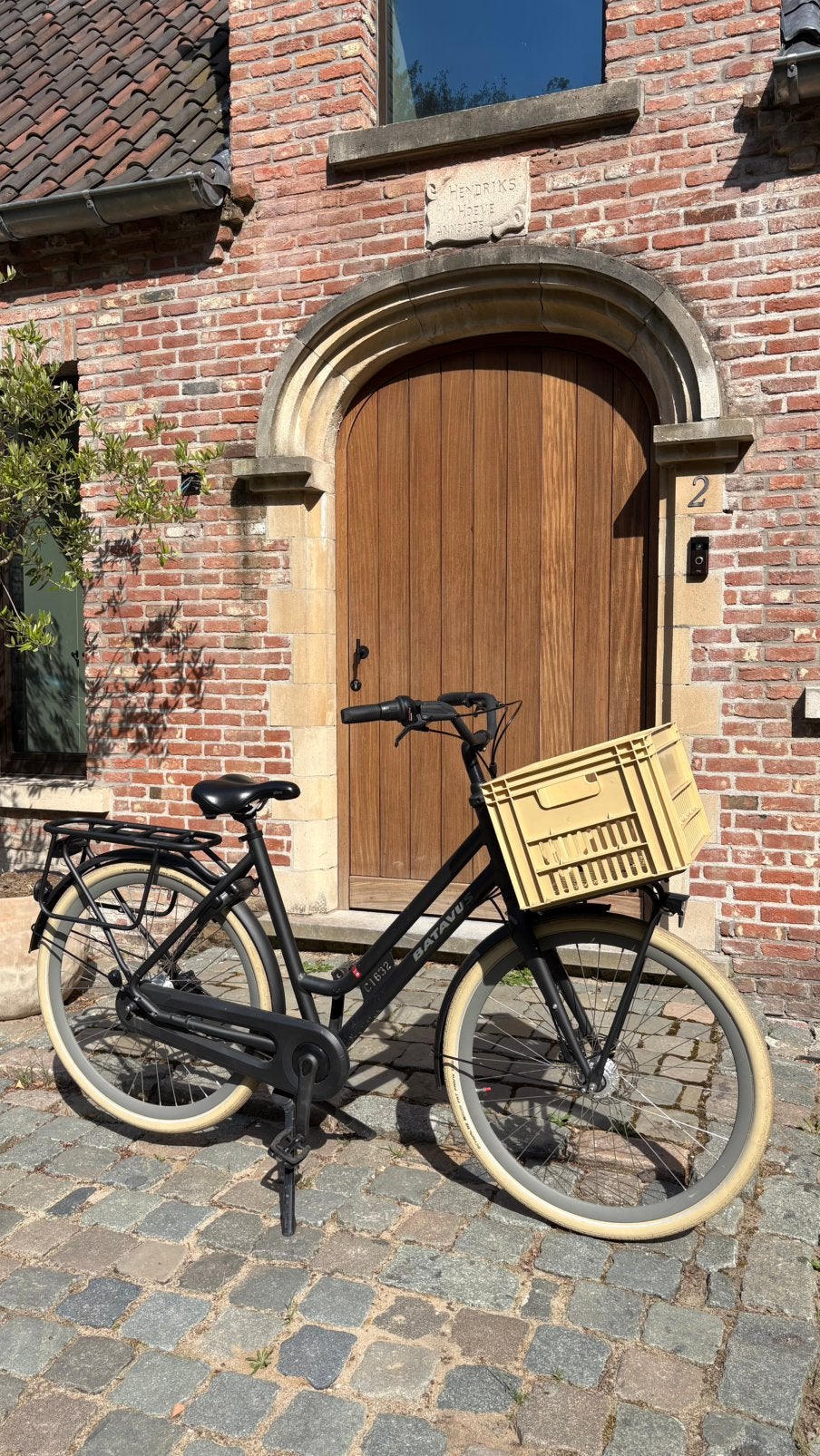 Batavus Transportfiets dames zeer goede staat, Ophalen, Batavus, Dubbele standaard, Zo goed als nieuw