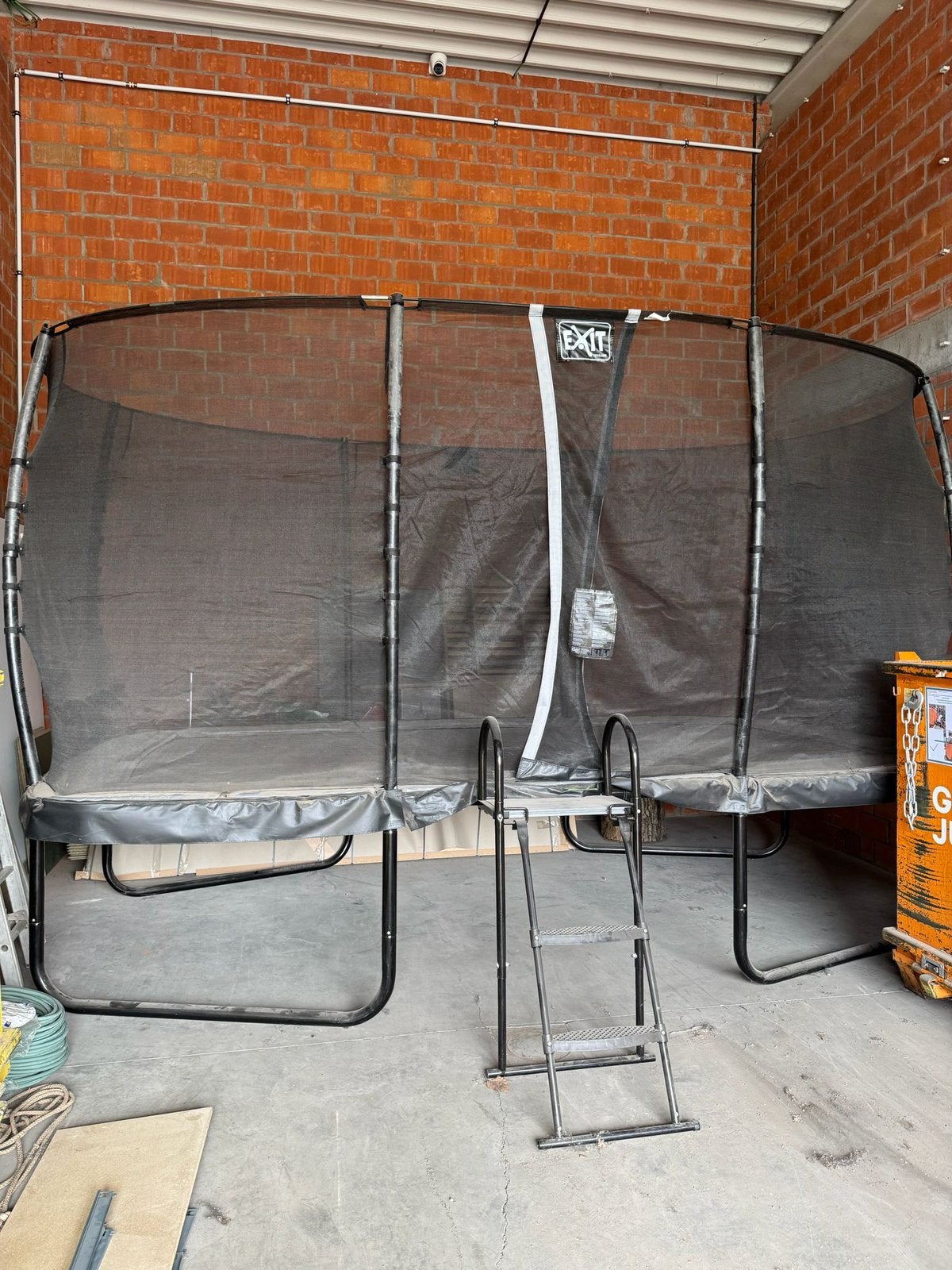 Trampoline Exit Elegant Premium 244x427cm, Kinderen en Baby's, Speelgoed | Buiten | Trampolines, Ophalen, Zo goed als nieuw