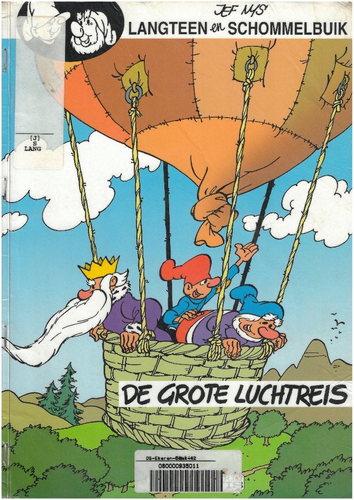 Jef Nys - Langteen en Schommelbuik - De grote luchtreis, Enlèvement ou Envoi, Une BD, Jef Nys., Comme neuf
