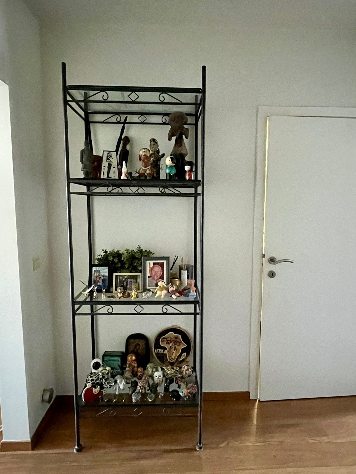 Prachtig smeedijzeren wandrek, Huis en Inrichting, Kasten | Stellingkasten, Ophalen, Gebruikt