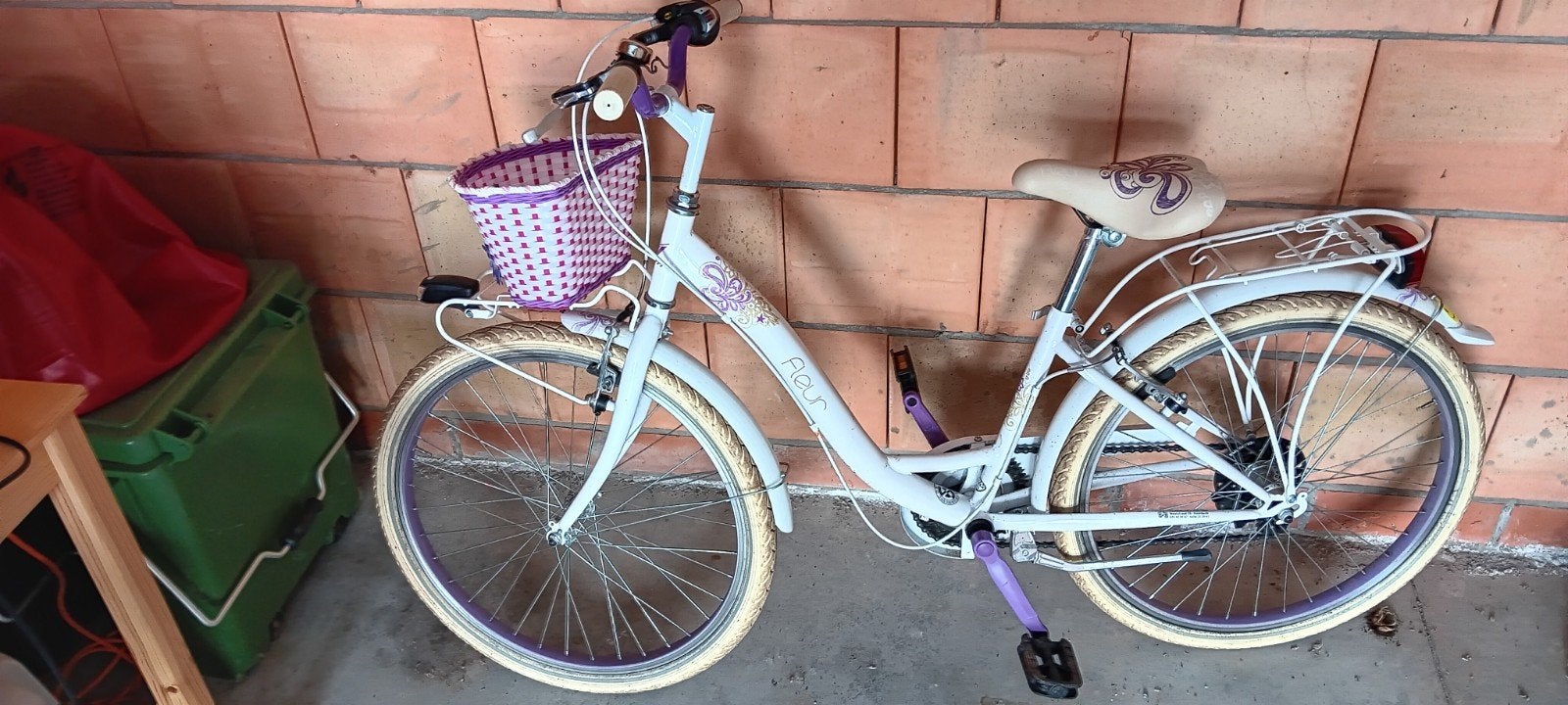 Meisjesfiets, Ophalen