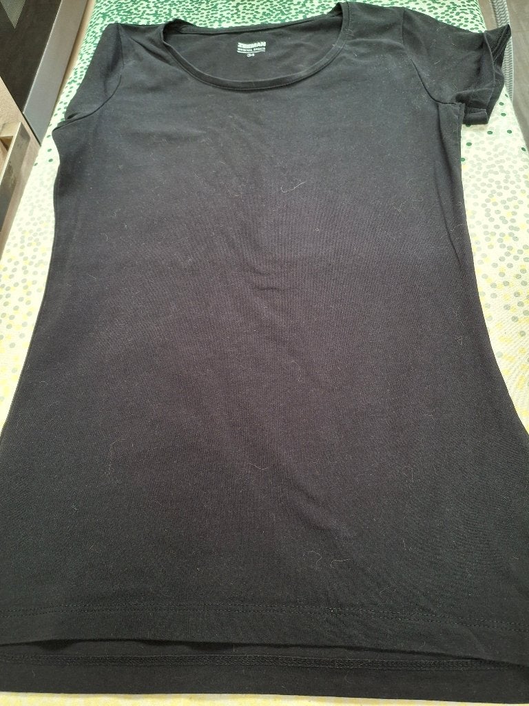 t-shirt Zeeman 34, Kleding | Dames, Zeeman, Zwart, Ophalen of Verzenden, Korte mouw