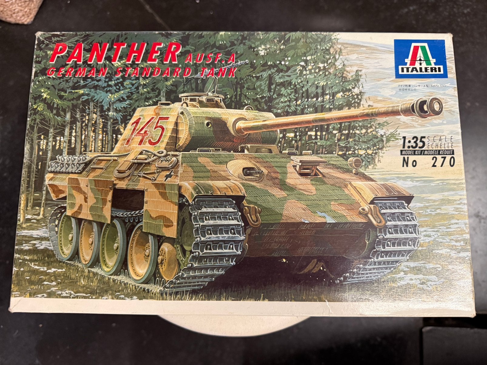 Panthère Ausf. UNE, Hobby & Loisirs créatifs, Modélisme | Voitures & Véhicules, Comme neuf, Tank, 1:32 à 1:50, Italeri, Enlèvement ou Envoi