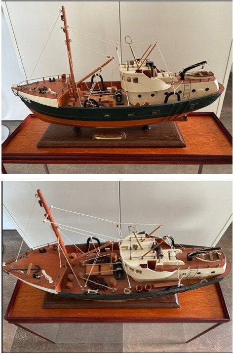 model vissersboot Chalutier Le Marignan, Enlèvement, Comme neuf