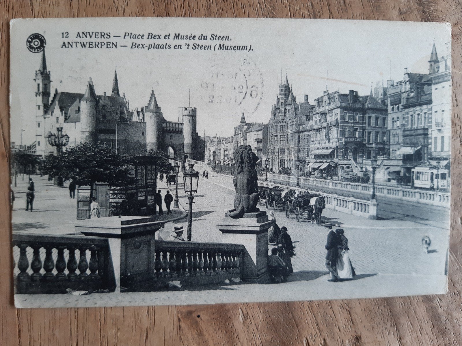 ANTWERPEN STEENPLEIN place STEEN, Ophalen of Verzenden, Antwerpen