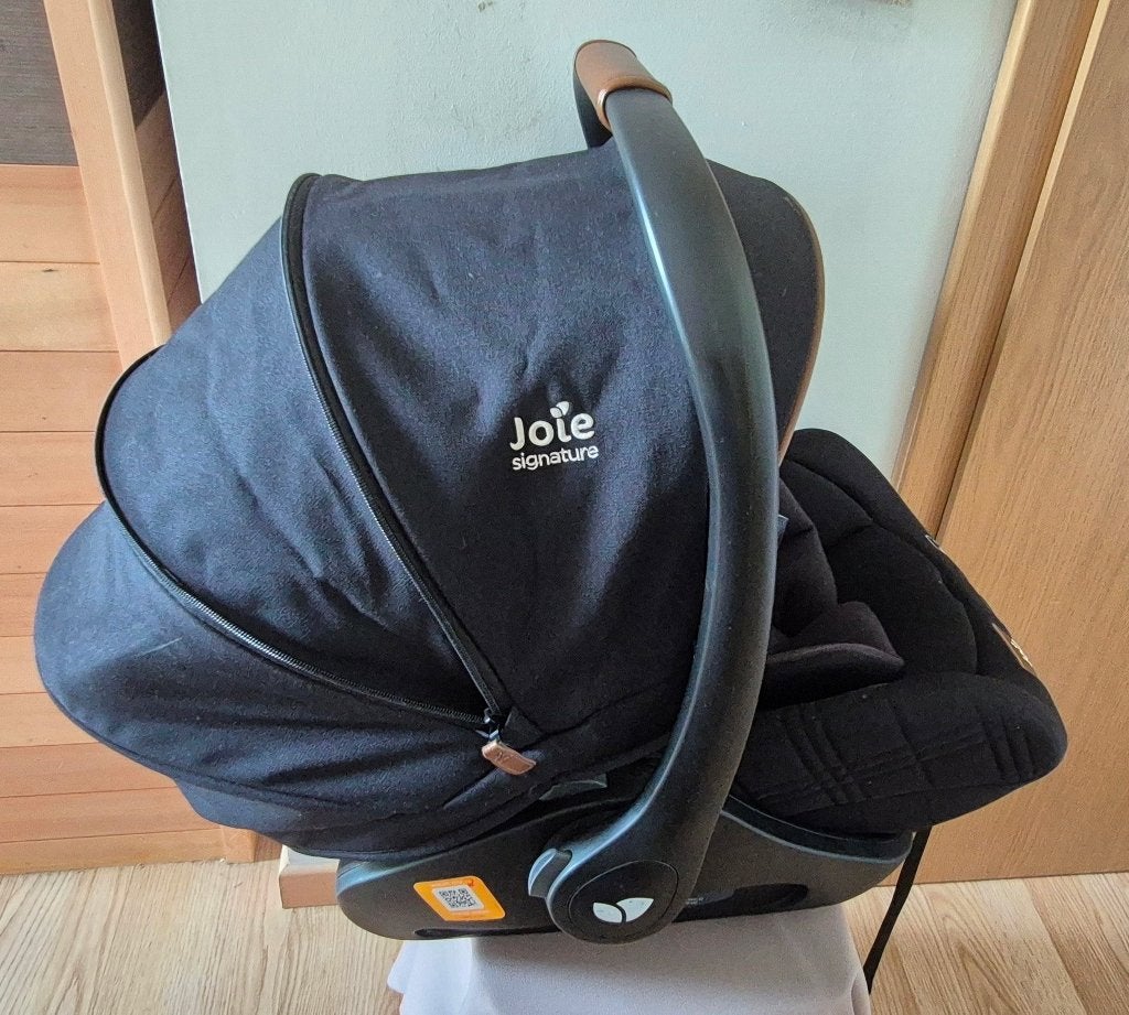Joie Signature i-Level i-Size autostoeltje + ISOFIX-basis, Verstelbare rugleuning, Zo goed als nieuw, Isofix, 0 t/m 13 kg