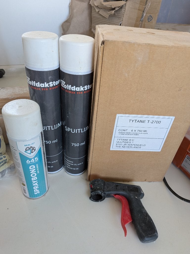 Spuitlijm voor o.a. EPDM (8 x 750 ml), Ophalen, Nieuw, Overige typen