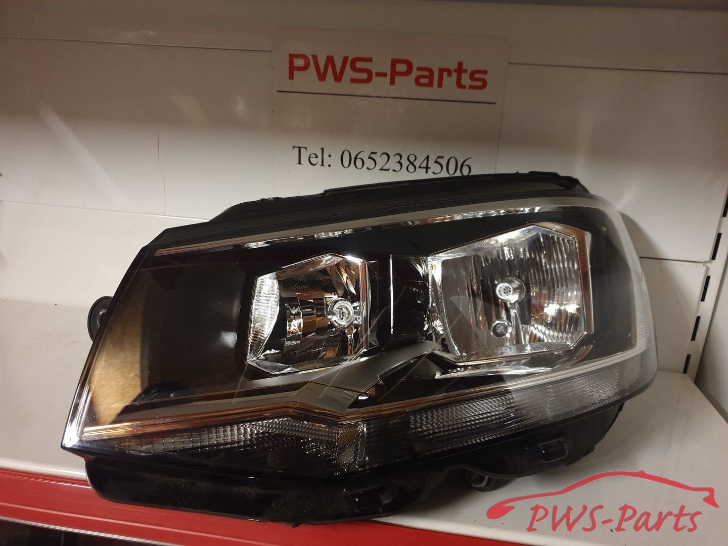 VOLKSWAGEN TRANSPORTER T6 HALOGEEN KOPLAMP LINKS ORIGINEEL, Autos : Pièces & Accessoires, Éclairage, Volkswagen, Utilisé, Enlèvement ou Envoi