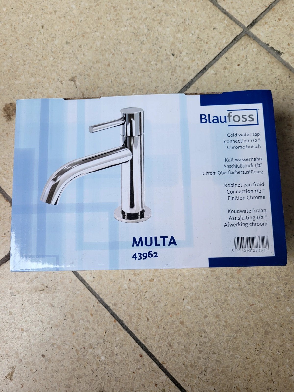 Blaufoss kraan lavabo/ wasteful Multa, Doe-het-zelf en Bouw, Ophalen of Verzenden, Chroom, Kraan
