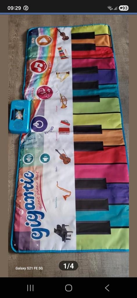 Piano et tapis de danse géant comme neuf, Hobby & Loisirs créatifs, Enlèvement