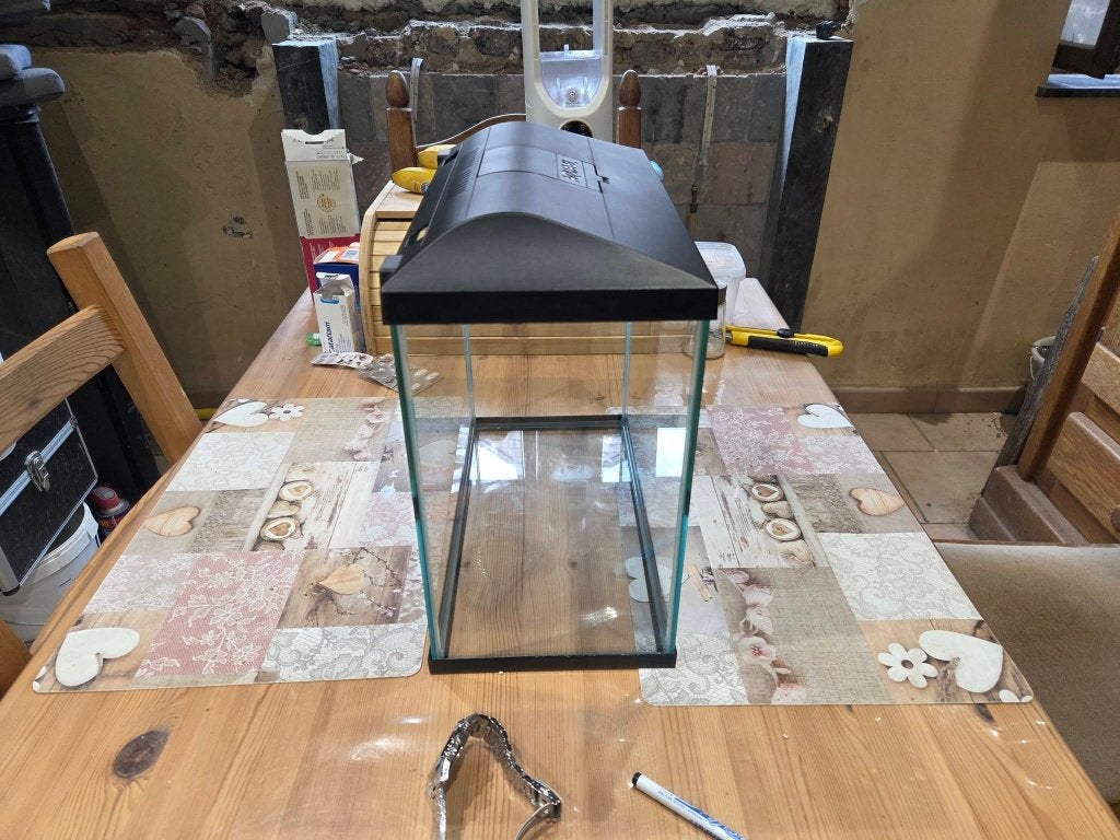 Aquarium Aquael 30 litres, Animaux & Accessoires, Couvercle inclus, Enlèvement ou Envoi, Aquarium vide, Utilisé