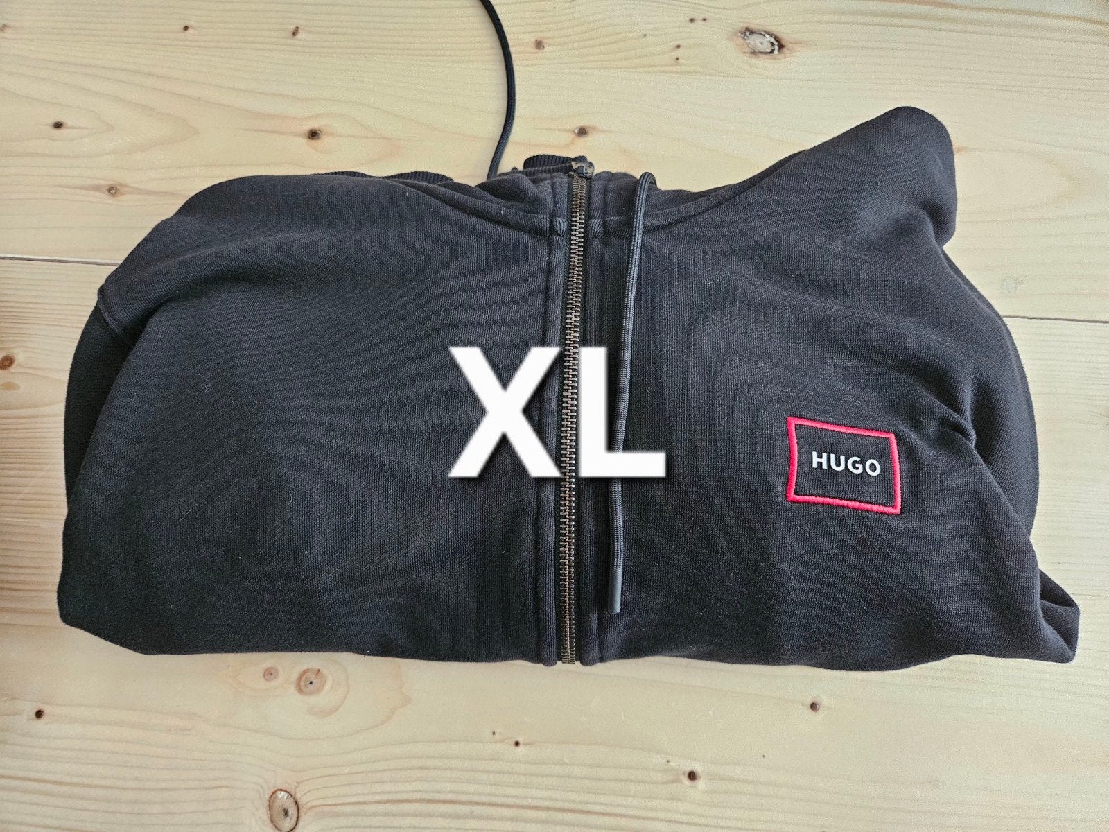 Veste de training Hugo taille XL, Kleding | Heren, Truien en Vesten, Zo goed als nieuw, Maat 56/58 (XL), Zwart, Hugo