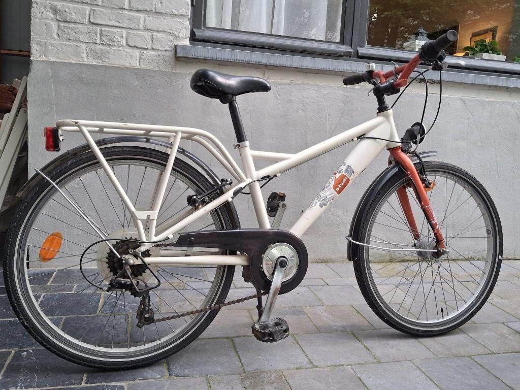 Fiets 24" Btwin decathlon, Vélos & Vélomoteurs, Vélos | Vélos pour enfant, Comme neuf, 20 pouces ou plus, Frein sur jante, Enlèvement