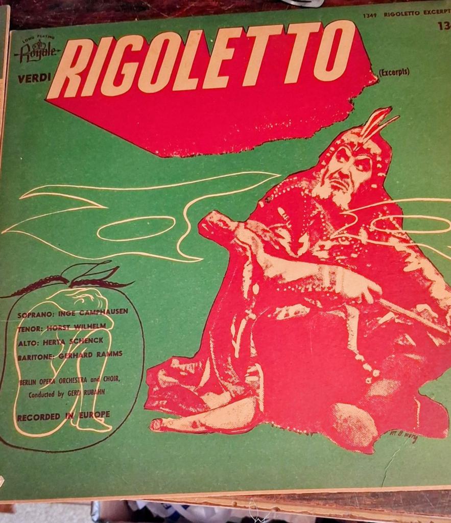 Vinyl,  LP'S.  RIGOLETTO, Ophalen