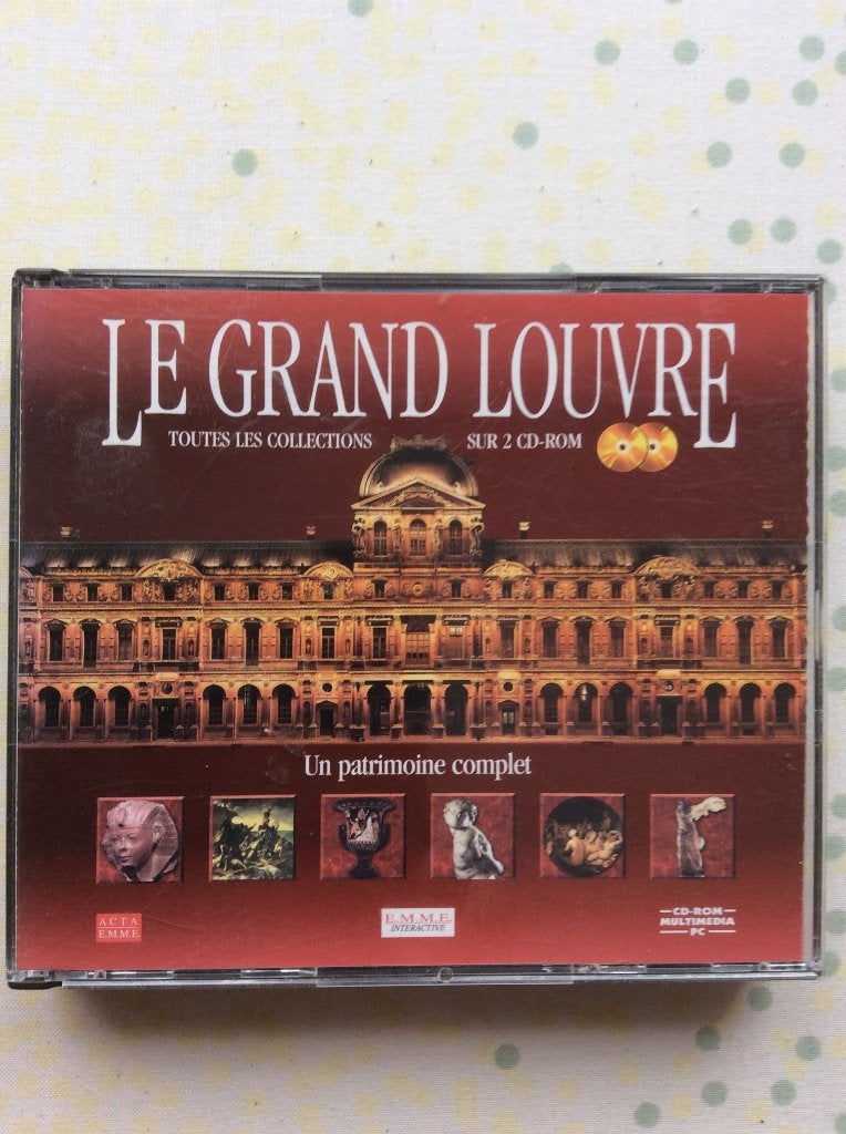 LE GRAND LOUVRE. (2 CD-ROM)., Envoi, Comme neuf