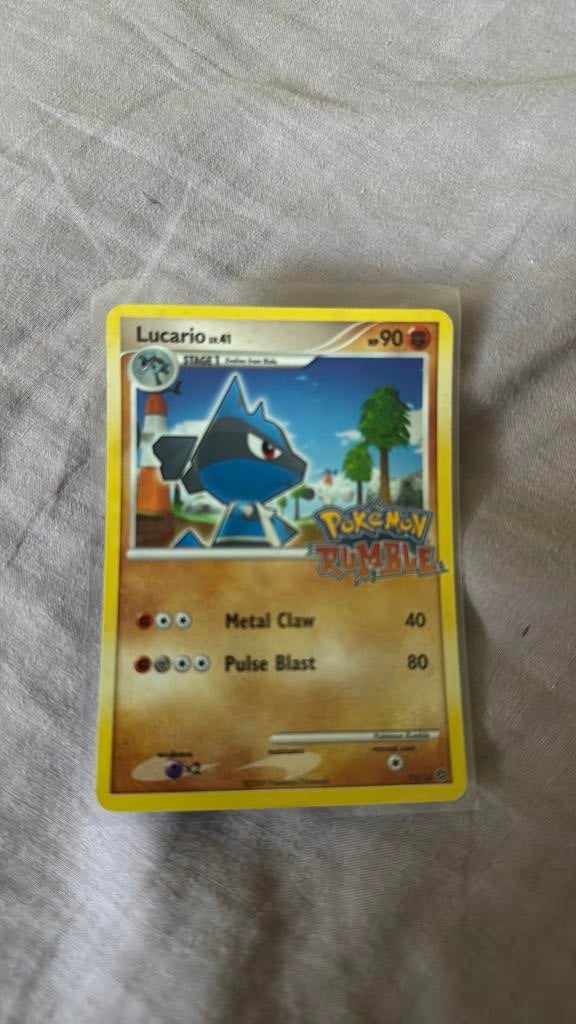 Pokemon Rumble - Lucario, Ophalen of Verzenden, Zo goed als nieuw
