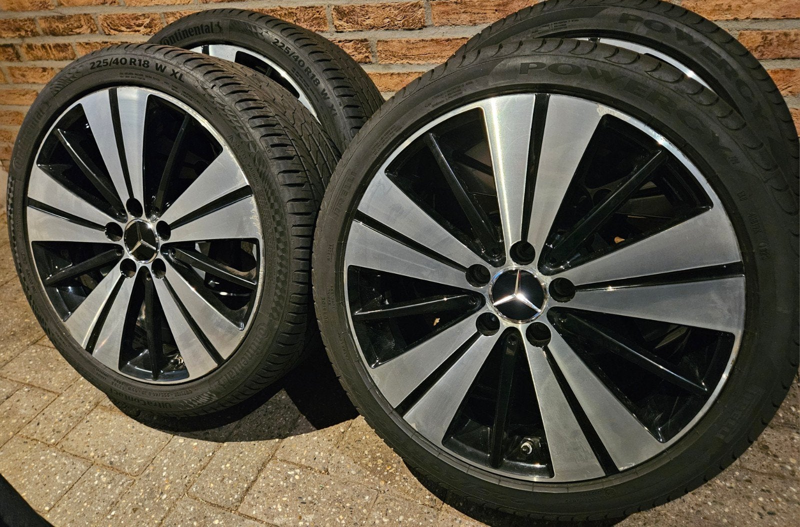 Jantes Mercedes CLA 18 pouces 5x112 225-40R18 TPMS 7mm, Enlèvement, Audi