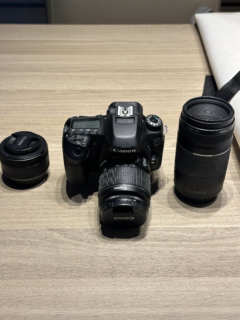 Camera Canon 80D, Ophalen, Gebruikt, Spiegelreflex, Canon