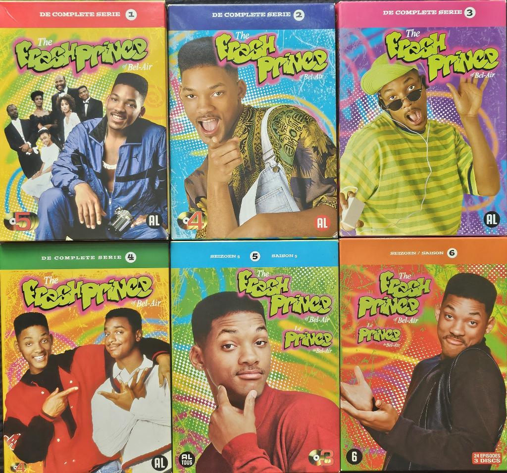 The Fresh Prince of Bel-Air Complete Serie, Cd's en Dvd's, Ophalen of Verzenden, Gebruikt, Komedie
