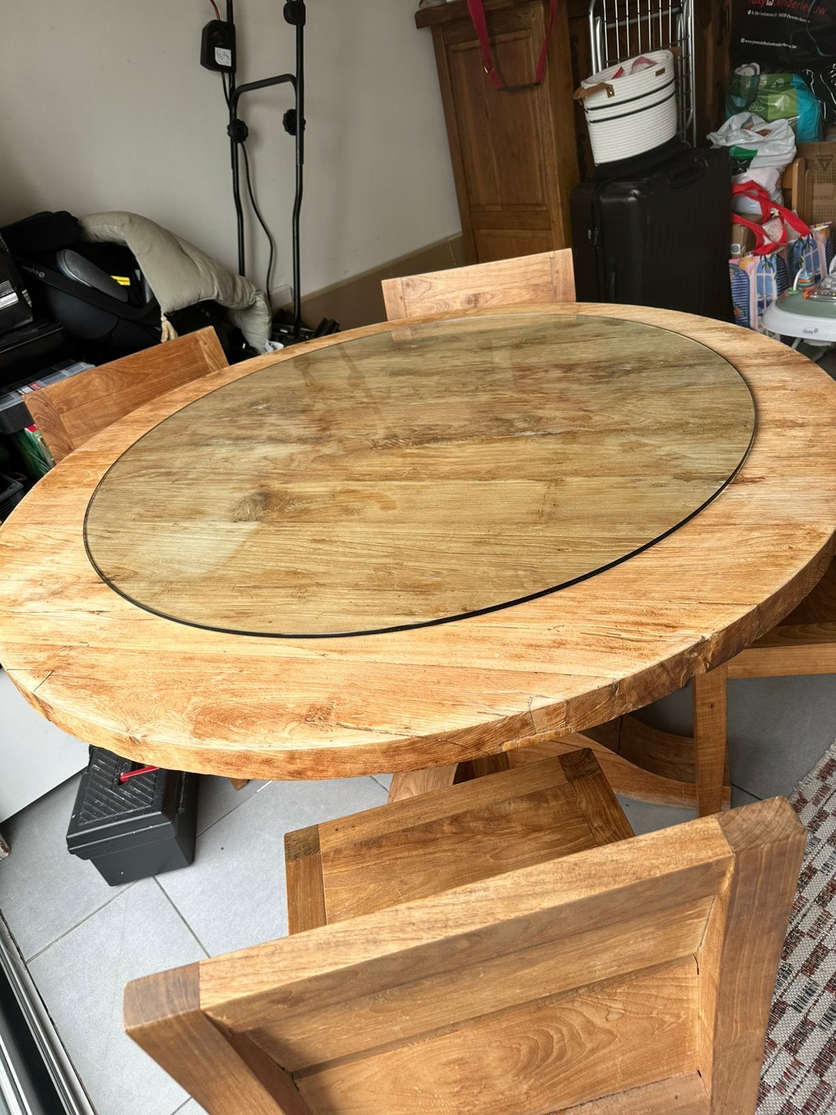Eet tafel 140 cm, Ophalen, Zo goed als nieuw