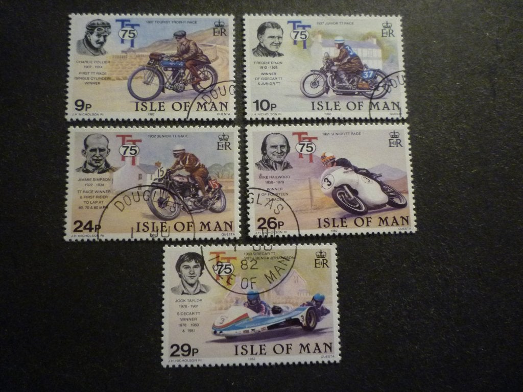 Eiland Man/Île de Man 1982 Mi 208/212(o) Gestempeld/Oblitéré, Verzenden, Gestempeld
