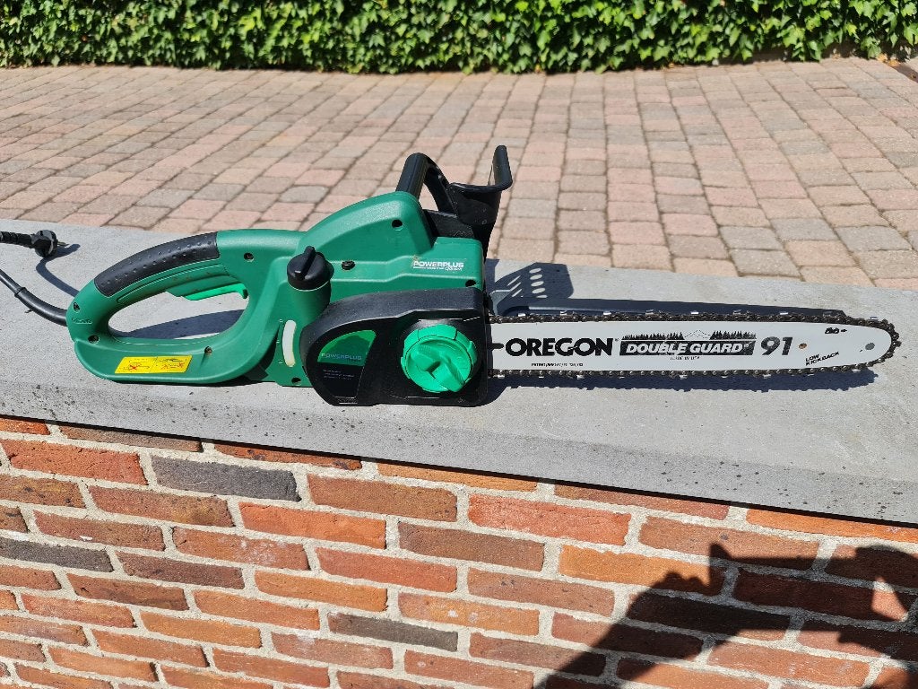 kettingzaag, Doe-het-zelf en Bouw, Gereedschap | Zaagmachines, Ophalen, Kettingzaag, Zo goed als nieuw, Powerplus