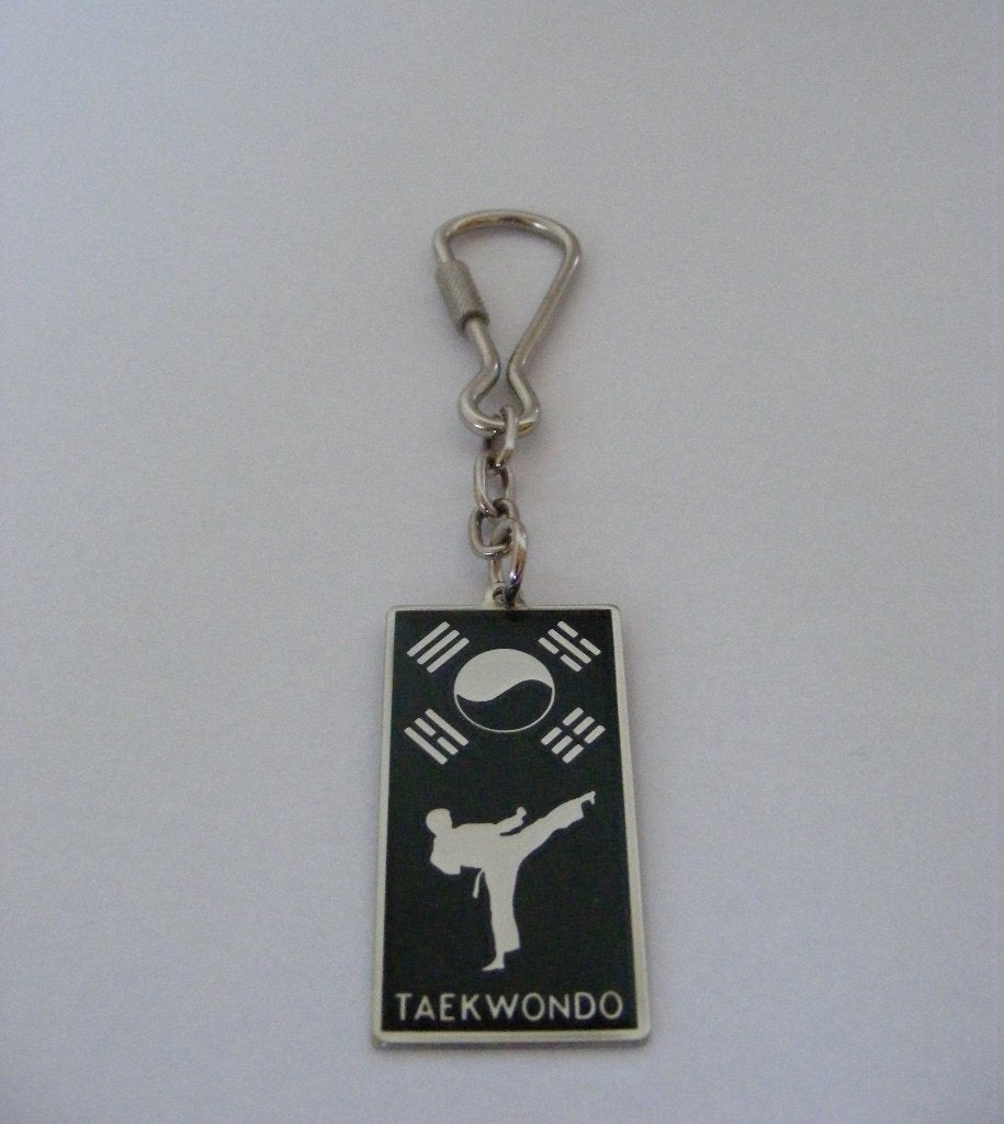 taekwondo sleutelhanger metaal (Maatwerk), Ophalen of Verzenden, Nieuw, Taekwondo
