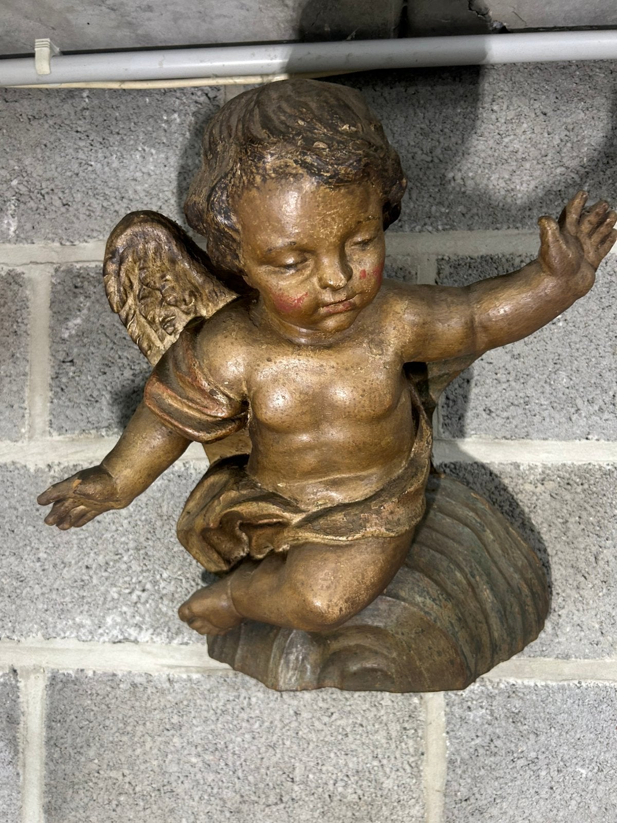 Ange en bois, Ophalen of Verzenden, Gebruikt, Hout