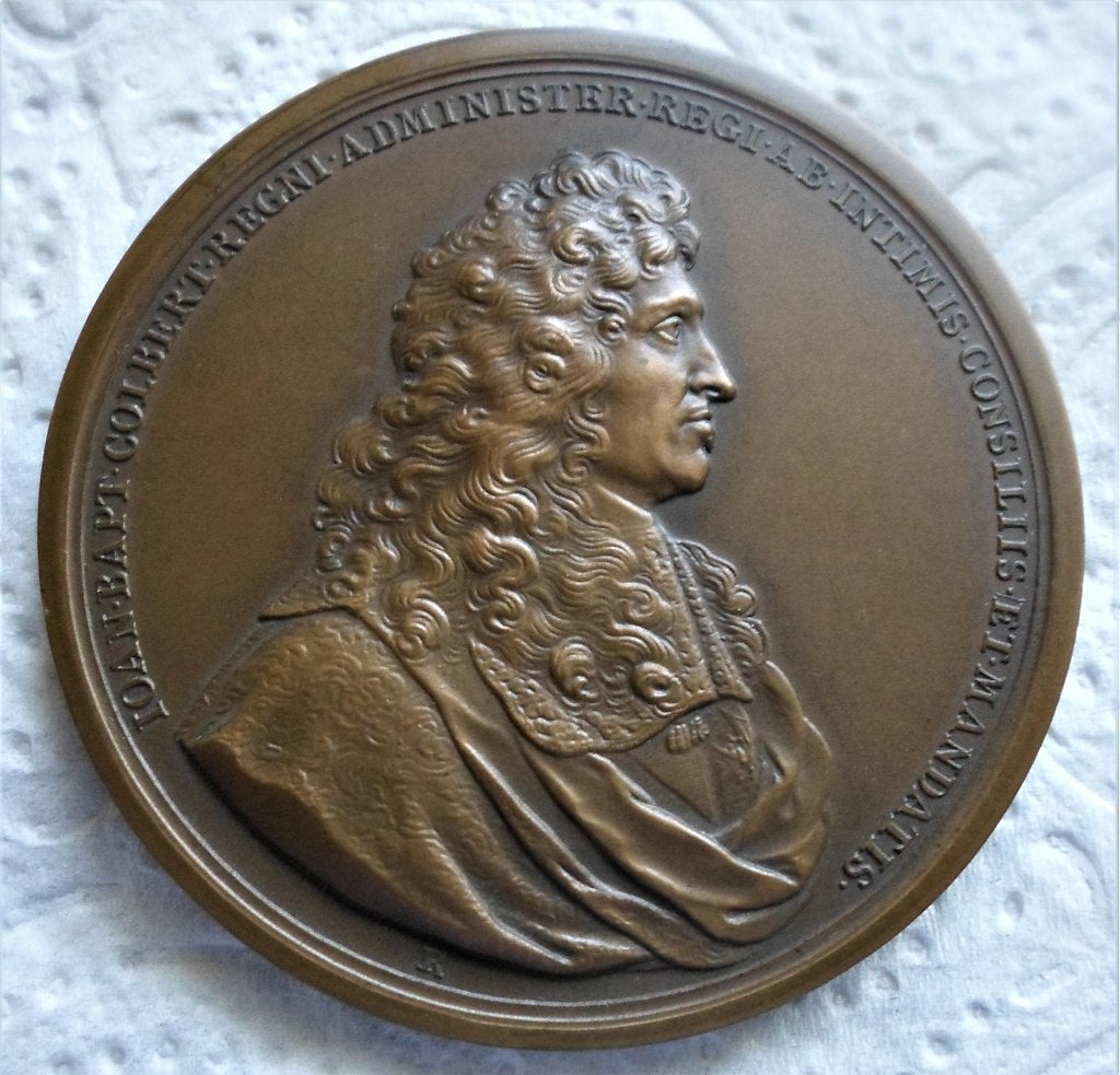 Medal Jean-Baptiste Colbert by Joseph Roettiers.(45), Postzegels en Munten, Verzenden, Brons