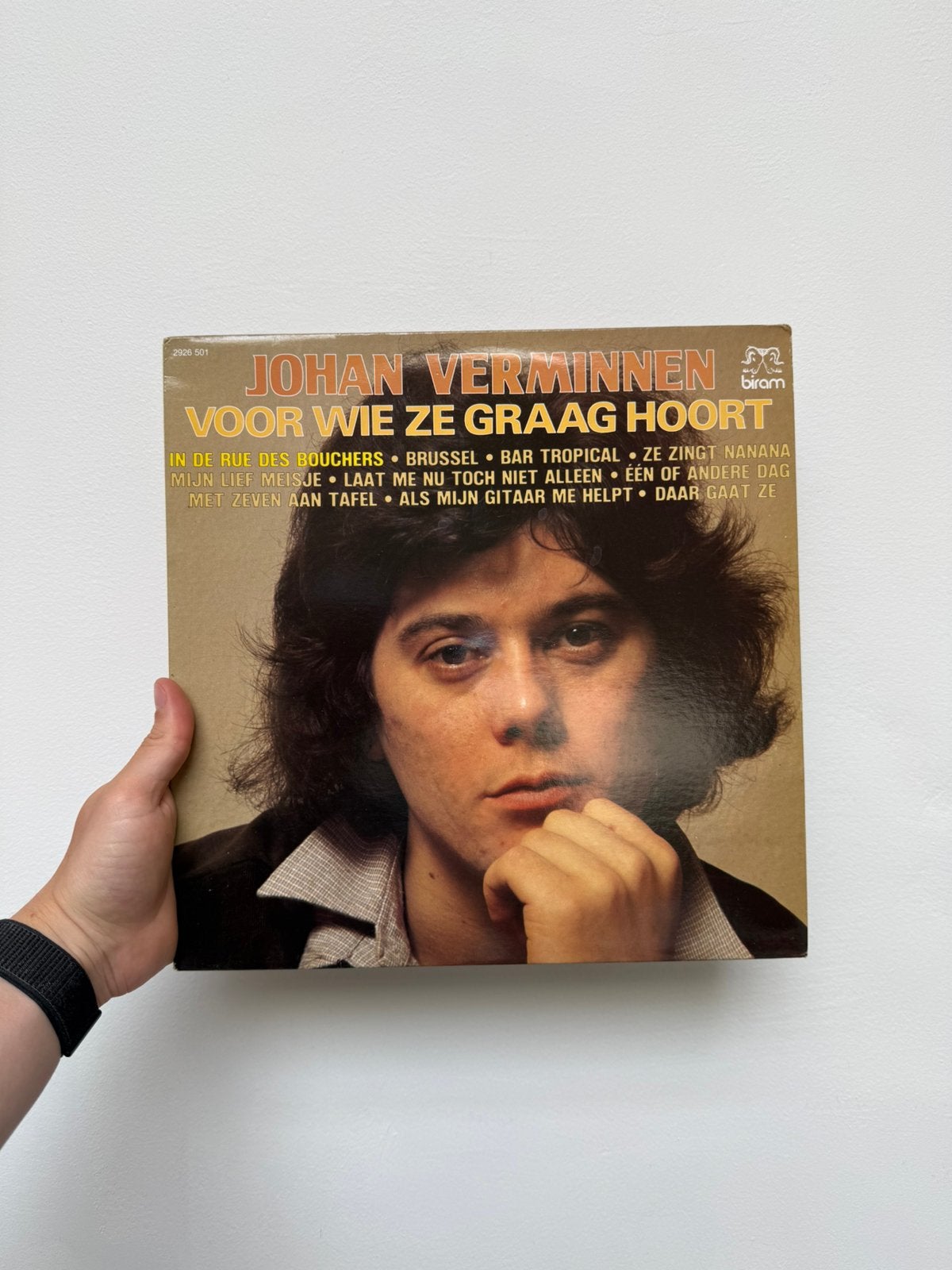 LP - Johan Verminnen - voor wie ze graag hoort, Ophalen, Zo goed als nieuw