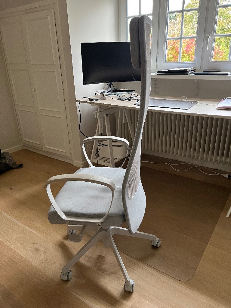 Bureaustoel, Huis en Inrichting, Ophalen, Zo goed als nieuw, Grijs, Bureaustoel