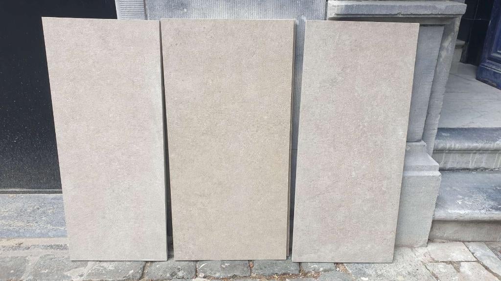 6 tegels Cotto D'este Pura Sand hammered 20mm, 1,93m2 totaal, Tuin en Terras, Tegels en Klinkers, Ophalen