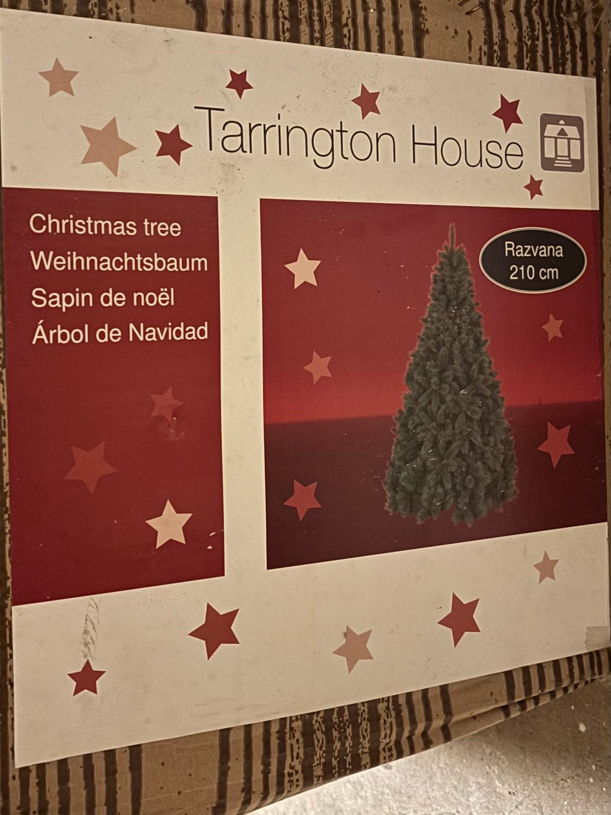 Kerstboom Tarrington House 210 cm, Ophalen, Zo goed als nieuw