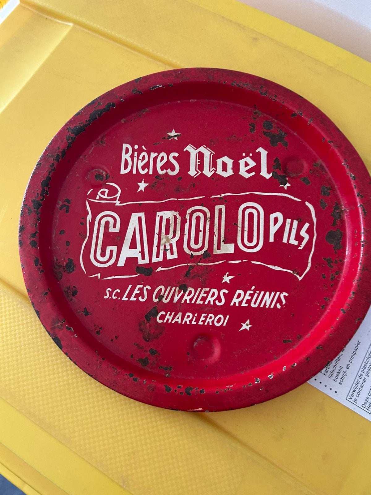Bieres Noel  Carolo pils  Charleroi, Ophalen of Verzenden, Zo goed als nieuw