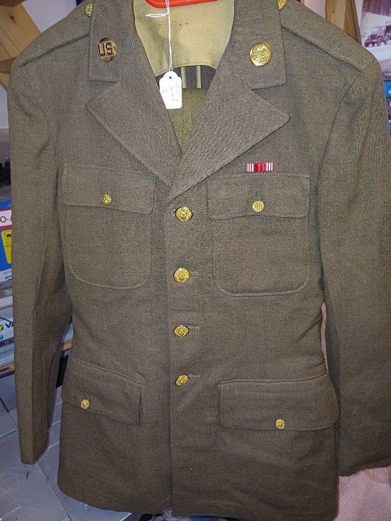 US WO2 E.M. uniform, Verzamelen, Militaria | Tweede Wereldoorlog, Landmacht, Kleding of Schoenen, Ophalen of Verzenden