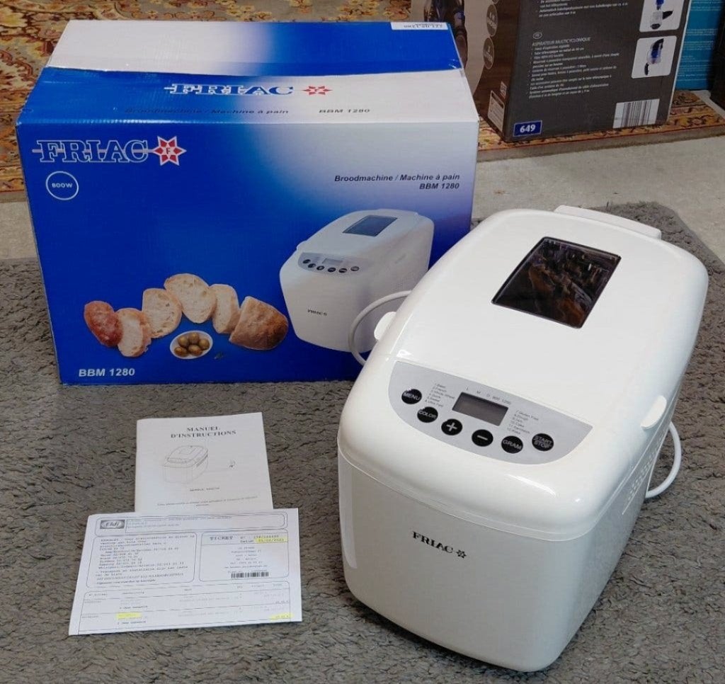 Broodbakmachine  900 tot 1200gr, Elektronische apparatuur, 800 tot 1200 gram deeg, Ophalen, Gebruikt, Met timer