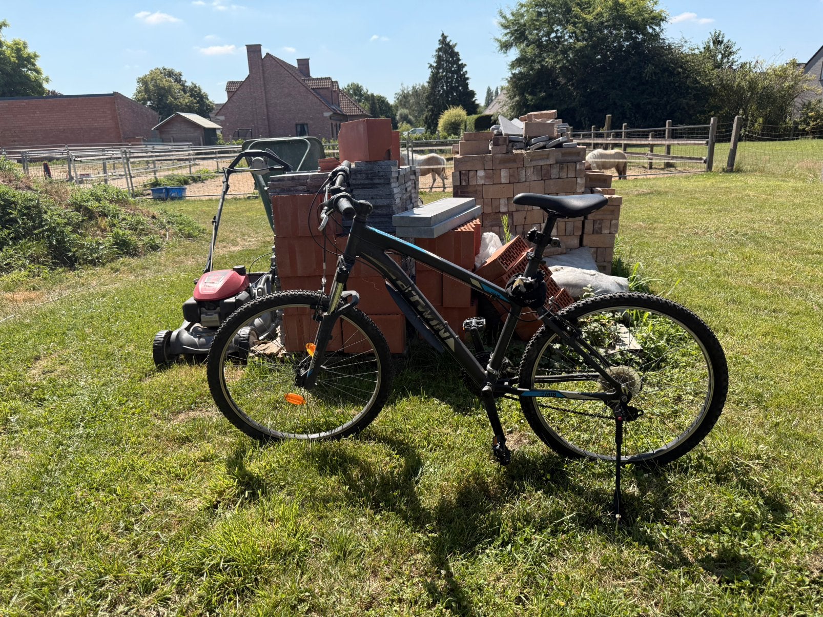 Fiets, Fietsen en Brommers, Fietsen | Jongens, Ophalen, 22 inch, Gebruikt, Velgrem