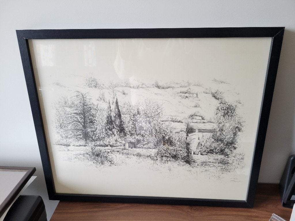 Lithographie de Jacky Duyck, Antiquités & Art, Art | Peinture | Classique, Enlèvement, Sous verre
