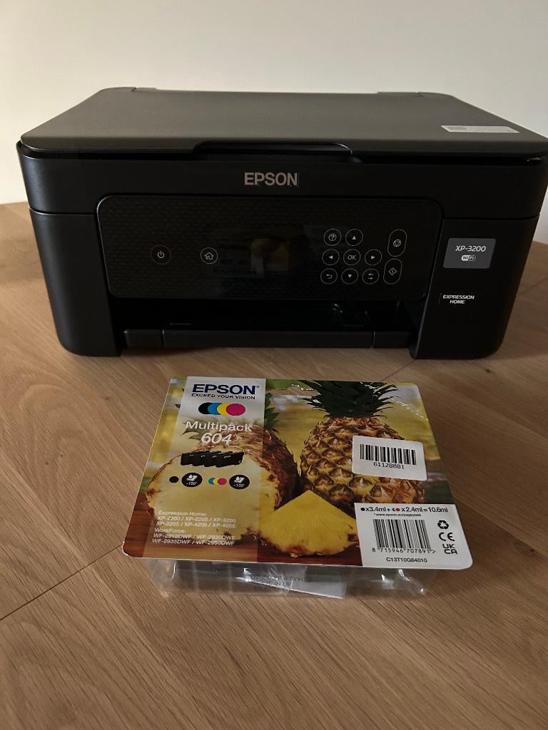 Printer Epson Inkjetprinter met vierkleureninktset, Computers en Software, Printers, Ophalen, Kleur printen, Printer, Draadloos