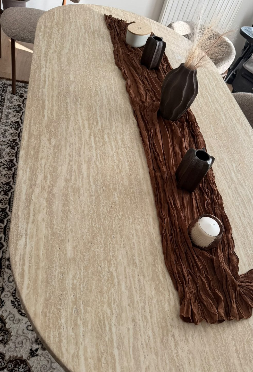 Table 6 places, Maison & Meubles, Neuf, 200 cm ou plus, Enlèvement, 50 à 100 cm